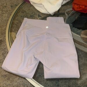 Light Purple Lululemon Leggings 23”
